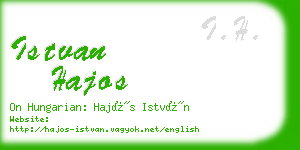 istvan hajos business card